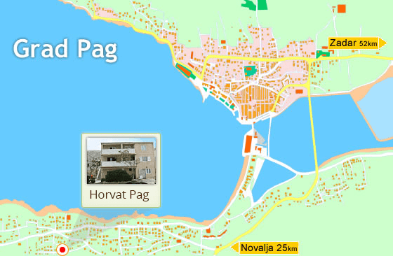 pag_map_apartments-horvat-pag
